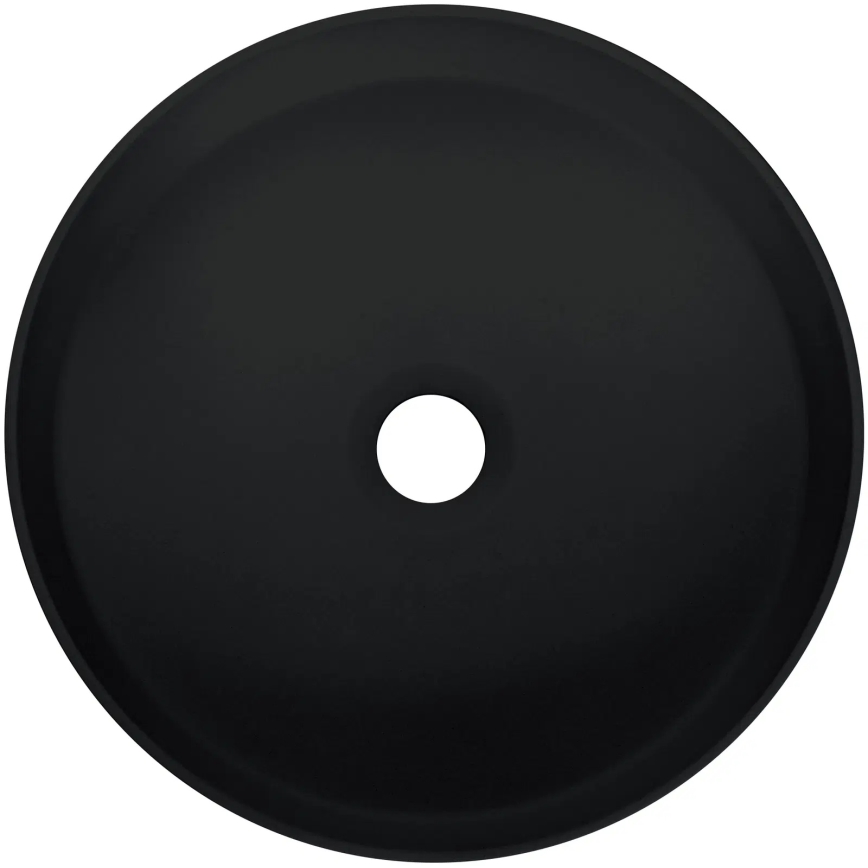 Deante CQS_NU4S - Umyvadlo na desku SILIA pr. 36 cm granit/černá