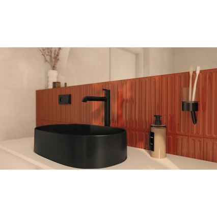 Deante CQS_NU6S - Umyvadlo na desku SILIA 35x55 cm granit/černá