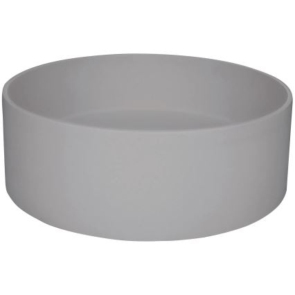 Deante CQS_SU4S - Umyvadlo na desku SILIA pr. 36 cm granit/metalicky šedá