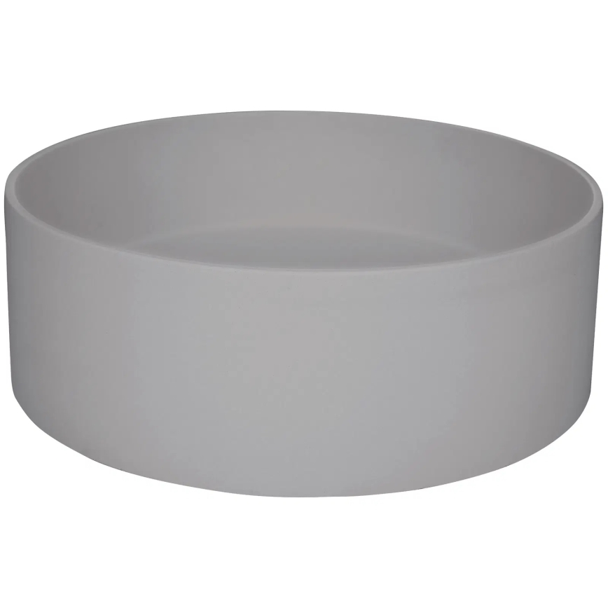 Deante CQS_SU4S - Umyvadlo na desku SILIA pr. 36 cm granit/metalicky šedá
