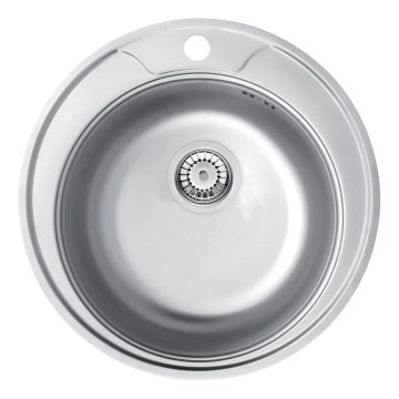 Deante ZHC_0813 - Kuchyňský dřez TWIST pr. 49 cm satin