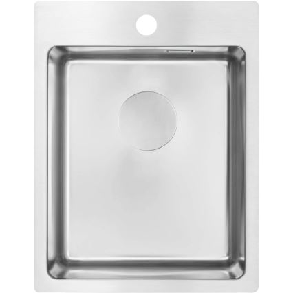 Deante ZPO_010E - Kuchyňský dřez OLFATO 50,5x39 cm kartáčovaná ocel