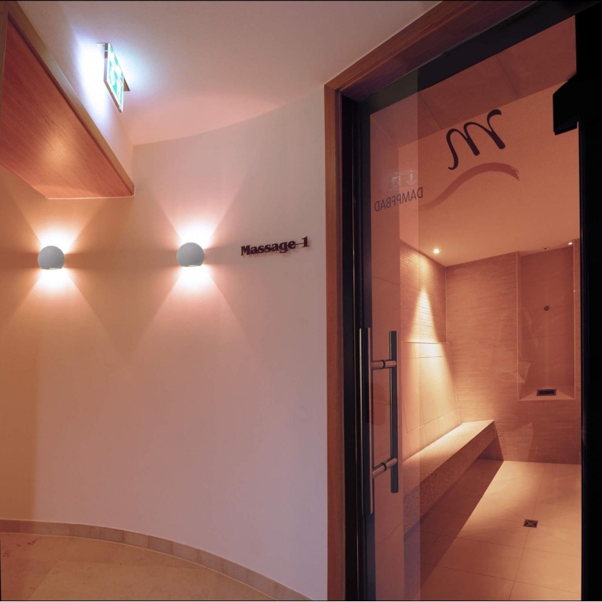 Deko-Light 341177 - Nástěnné svítidlo OSANO 1xG9/25W/230V beton