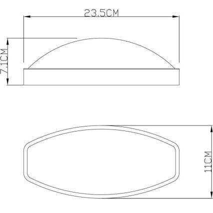 Deko-Light 731092 - LED Venkovní nástěnné svítidlo ERIDANI LED/13W/230V IP44 antracit
