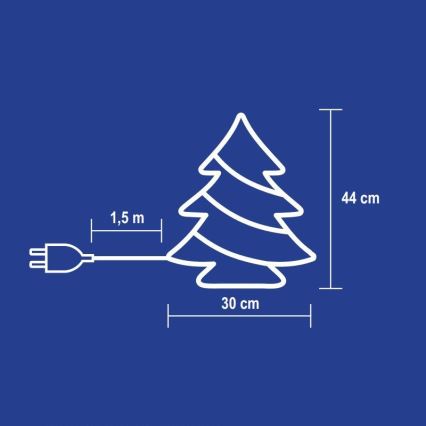 Dekorace do okna 35x0,84W/230V barevná