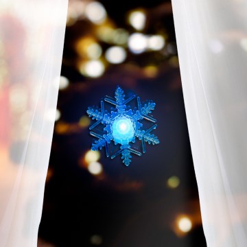 Dekorace do okna LED/2xCR2032