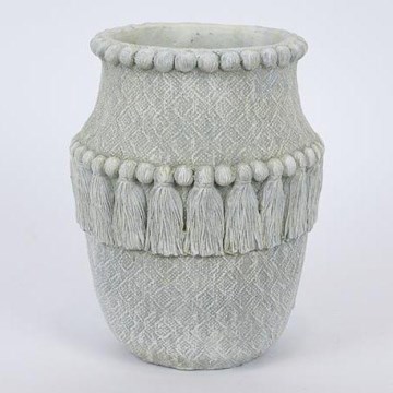 Dekorační džbán šedá 25,5x20,5 cm