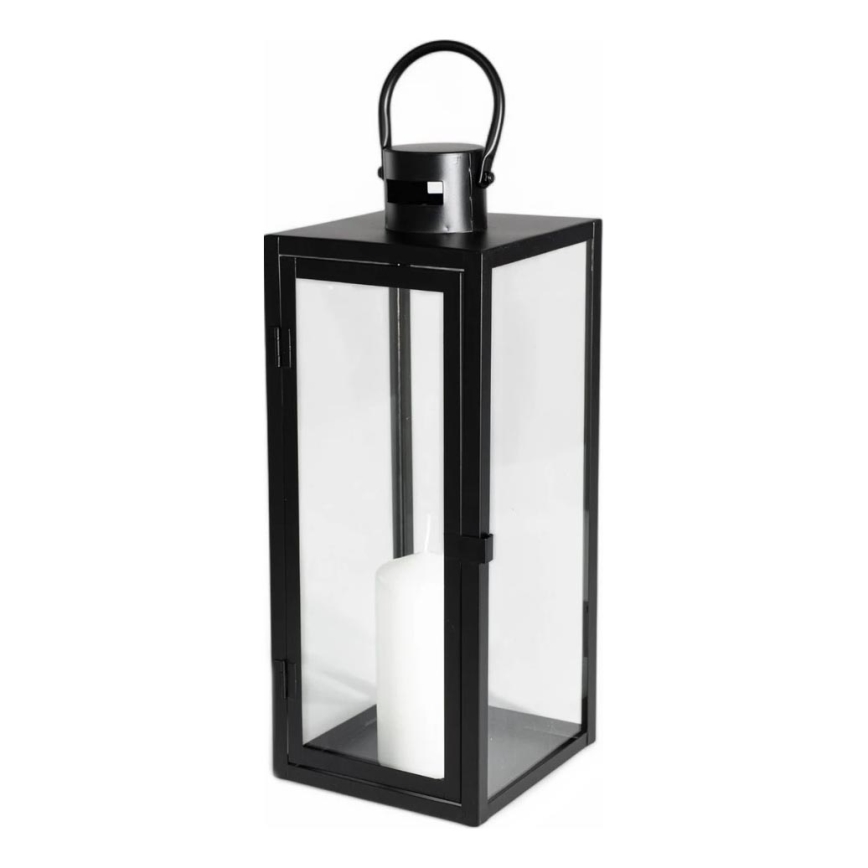 Dekorační lucerna 63 cm černá