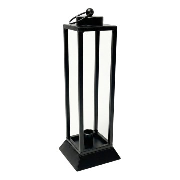 Dekorační lucerna HALL 34 cm černá