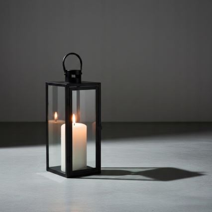 Dekorační lucerna TOWER 29 cm černá