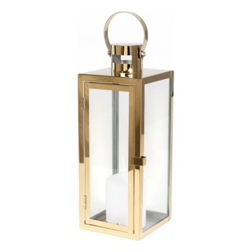 Dekorační lucerna TOWER 63 cm zlatá