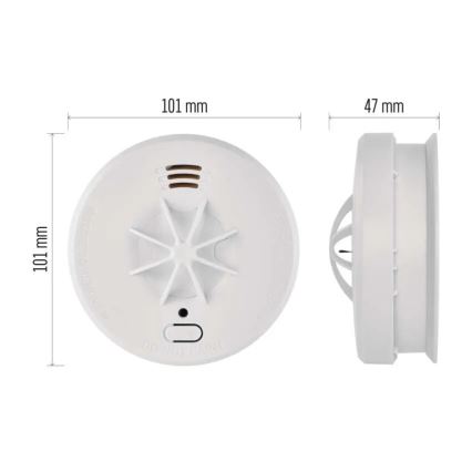 Detektor požáru 1x9V