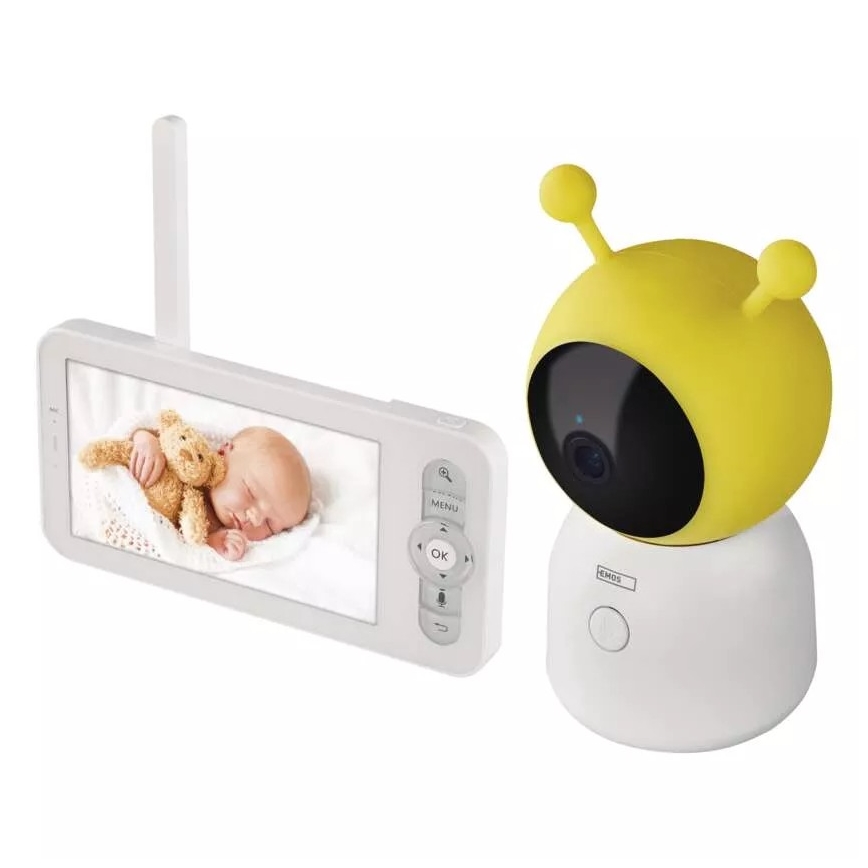 Dětská chůvička s monitorem GoSmart 5V Wi-Fi Tuya