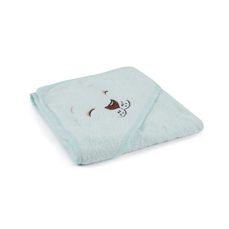 Dětská froté sada ASLAN - župan, ručník, žínka mint