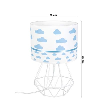 Dětská lampička PIKKI 1xE27/60W/230V modrá