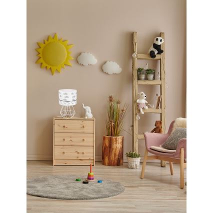 Dětská lampička PIKKI 1xE27/60W/230V šedá