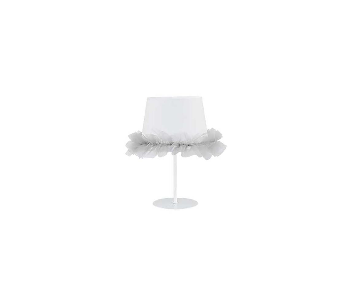Duolla Dětská stolní lampa BALLET 1xE14/40W/230V bílá/šedá DU7233