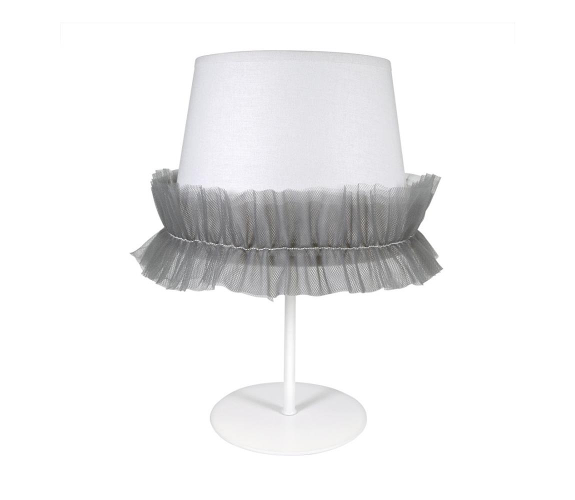 Duolla Dětská stolní lampa BALLET 1xE14/40W/230V šedá DU7229