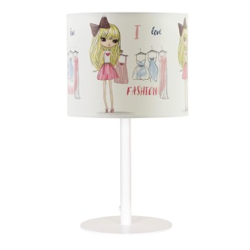 Dětská stolní lampa GIRLS VIBES 1xE27/60W/230V pr. 18 cm I love fashion