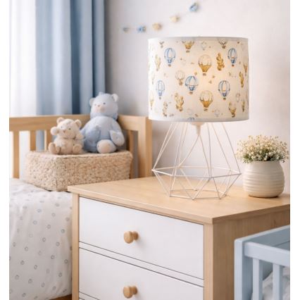 Dětská stolní lampa KIDS ROOM 1xE27/60W/230V pr. 18 cm balónky