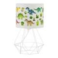 Dětská stolní lampa KIDS ROOM 1xE27/60W/230V pr. 18 cm dinosaurus