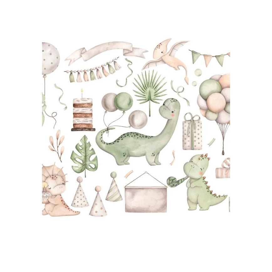 Dětská stolní lampa KIDS ROOM 1xE27/60W/230V pr. 18 cm dinosaurus