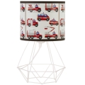 Dětská stolní lampa KIDS ROOM 1xE27/60W/230V pr. 18 cm hasiči