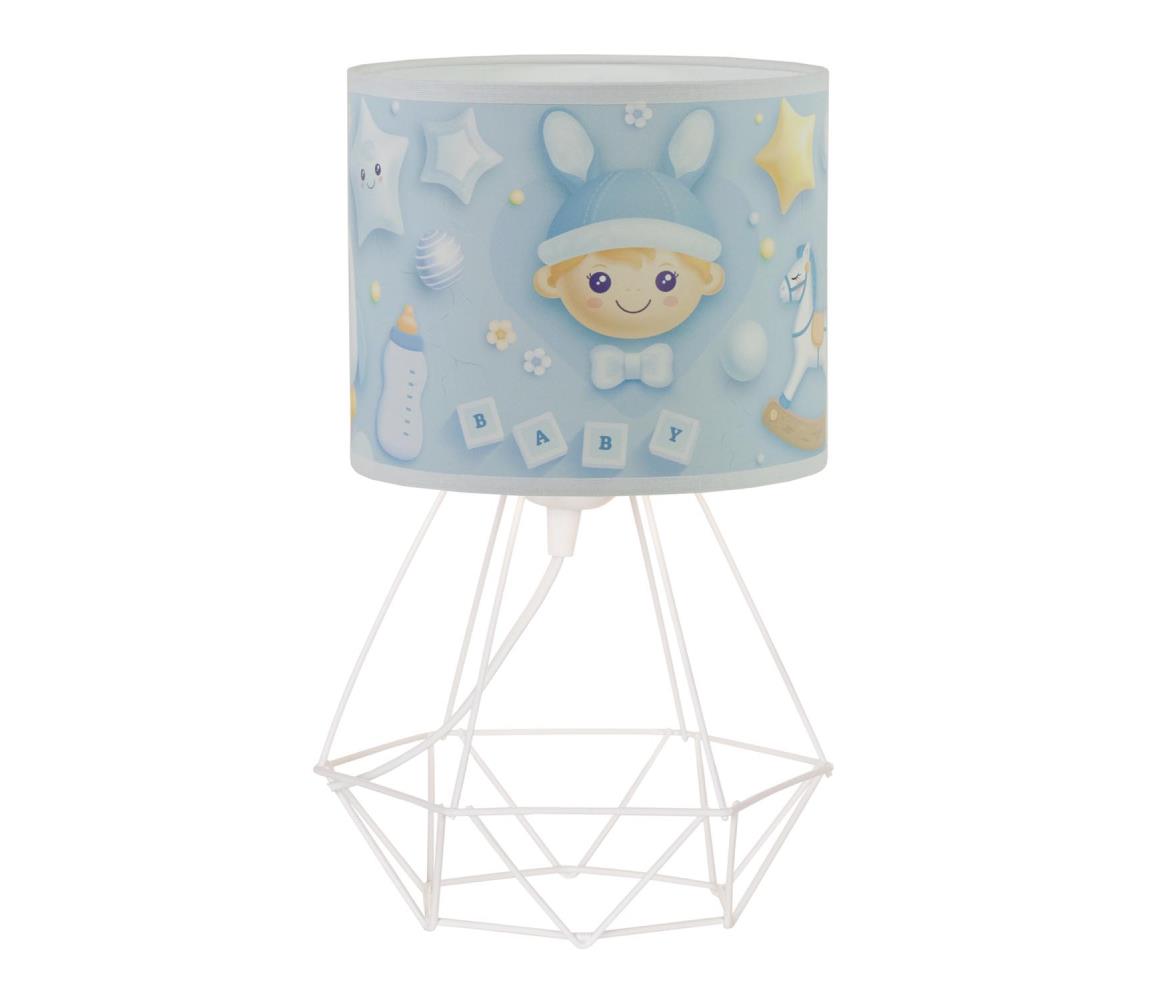 Dětská stolní lampa KIDS ROOM 1xE27/60W/230V pr. 18 cm kosmonaut H0956 Modrá – Alasans