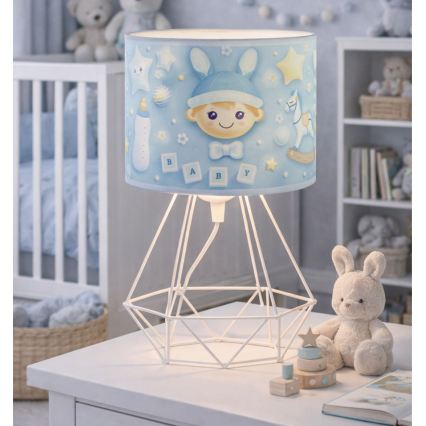 Dětská stolní lampa KIDS ROOM 1xE27/60W/230V pr. 18 cm kosmonaut
