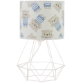 Dětská stolní lampa KIDS ROOM 1xE27/60W/230V pr. 18 cm medvídek