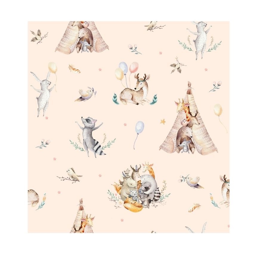 Dětská stolní lampa KIDS ROOM 1xE27/60W/230V pr. 18 cm zvířátka