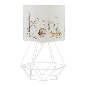 Dětská stolní lampa KIDS ROOM 1xE27/60W/230V pr. 18 cm zvířátka