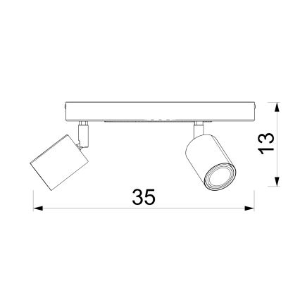 Dětské bodové svítidlo FUN 3xGU10/8W/230V modrá/medvídek