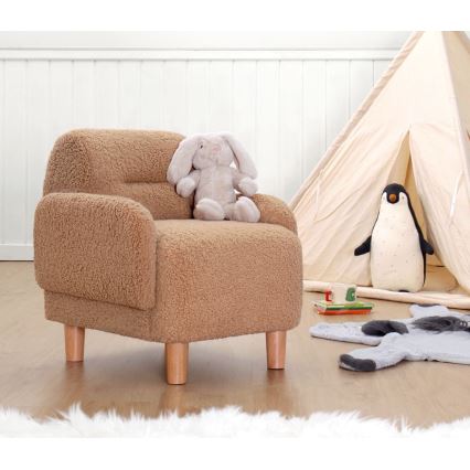 Dětské křeslo LORY hnědá