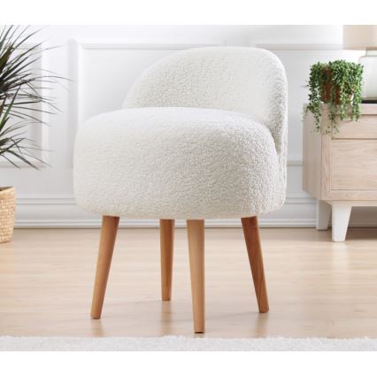 Dětské křeslo MIKI pr. 46 cm bílá