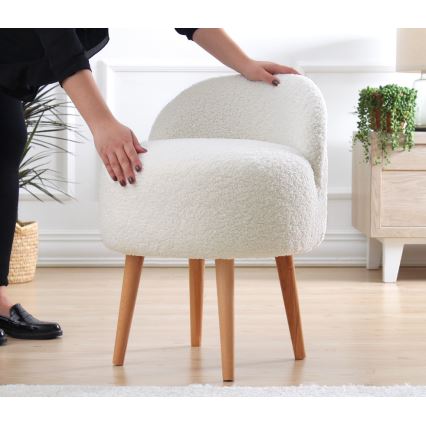 Dětské křeslo MIKI pr. 46 cm bílá