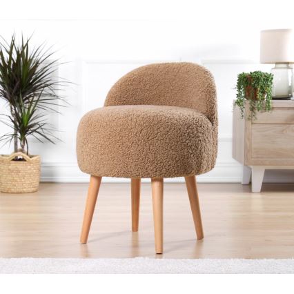 Dětské křeslo MIKI pr. 46 cm hnědá