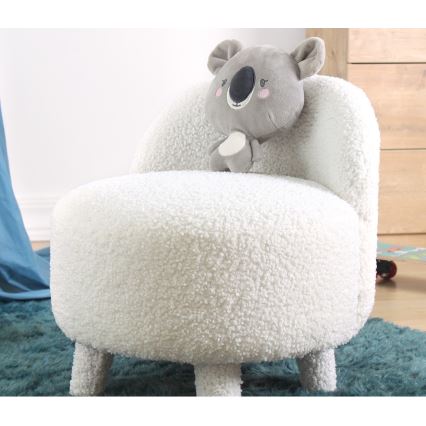 Dětské křeslo PIXI pr. 46 cm bílá