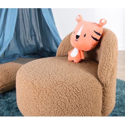 Dětské křeslo PIXI pr. 46 cm hnědá