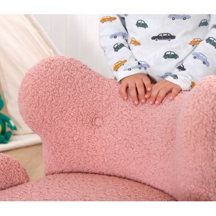 Dětské křeslo TOBI růžová