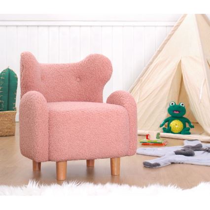 Dětské křeslo TOBI růžová