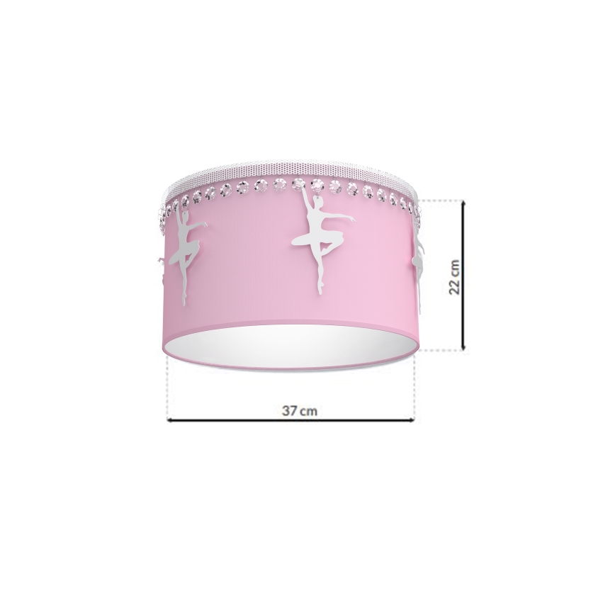 Dětské stropní svítidlo BALLET 1xE27/60W/230V