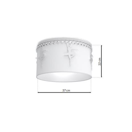 Dětské stropní svítidlo BALLET 1xE27/60W/230V