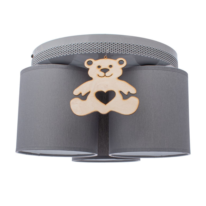 Dětské stropní svítidlo BEAR 3xE27/60W/230V
