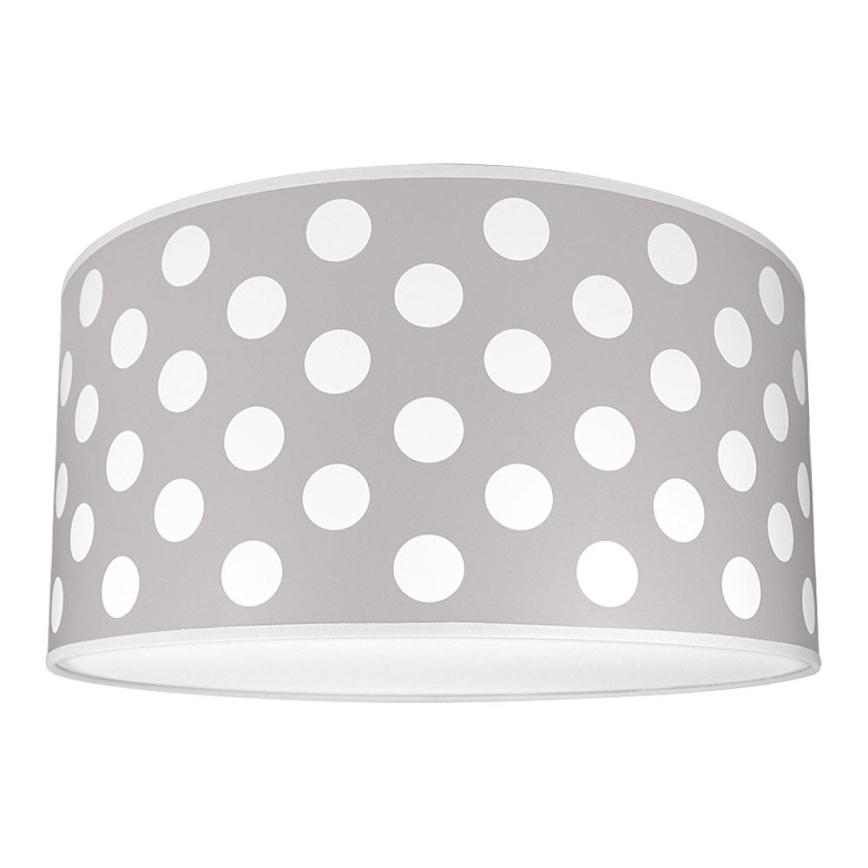 Dětské stropní svítidlo DOTS GREY 2xE27/60W/230V šedá