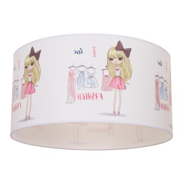 Dětské stropní svítidlo GIRLS VIBES 1xE27/60W/230V pr. 40 cm I love fashion