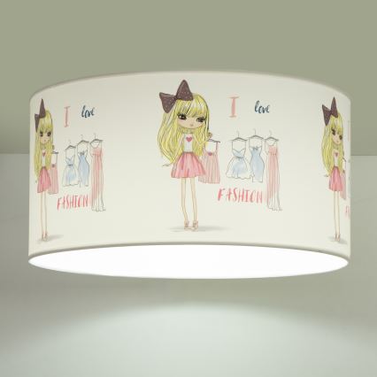 Dětské stropní svítidlo GIRLS VIBES 1xE27/60W/230V pr. 40 cm I love fashion