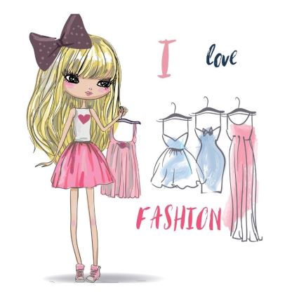 Dětské stropní svítidlo GIRLS VIBES 1xE27/60W/230V pr. 40 cm I love fashion