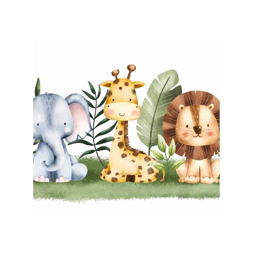 Dětské stropní svítidlo KIDS ROOM 1xE27/60W/230V pr. 40 cm džungle