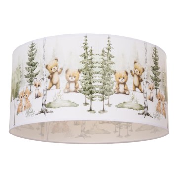 Dětské stropní svítidlo KIDS ROOM 1xE27/60W/230V pr. 40 cm zvířátka